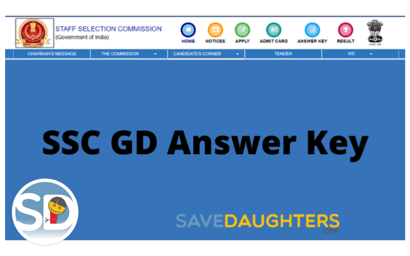 SSC GD Answer Key 2022